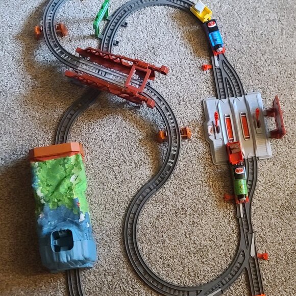 Thomas & Friends Talking Thomas & Percy COMPLETE TRAIN SET - Picture 2 of 11